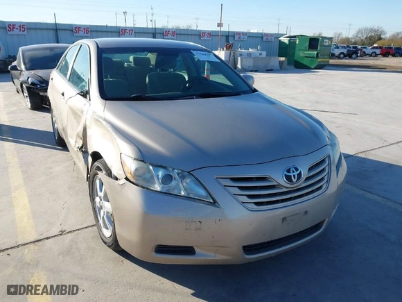 2007 Toyota Camry CE with VIN 4T4BE46K97R003798, listed as a IAAI auction lot 41688367 with 109,972 mi miles. Bid and sale history available at carsss.com. Image 1.