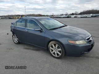 2004 Acura TSX with VIN JH4CL96854C014565, listed as a Copart auction lot 50443835 with 0 mi miles and Salvage Title. Bid and sale history available at carsss.com. Image 4.