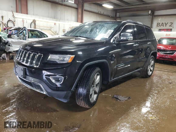 2014 Jeep Grand Cherokee Limited with VIN 1C4RJFBG6EC288985, listed as a Copart auction lot 49744975 with 109,052 mi miles and Salvage Title. Bid and sale history available at carsss.com. Image 1.