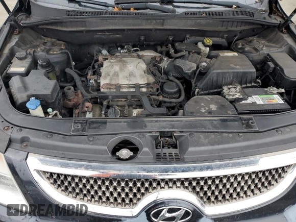2007 Hyundai Veracruz GLS with VIN KM8NU73C97U005625, listed as a Copart auction lot 81715314 with 168,530 mi miles and Clean Title. Bid and sale history available at DreamBid. Image 12.