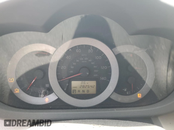 2010 Toyota RAV4 Limited with VIN 2T3YF4DV7AW035338, listed as a Copart auction lot 56782785 with 282,542 mi miles and Clean title. Bid and sale history available at DreamBid. Image 9.