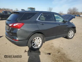 2018 Chevrolet Equinox LT with VIN 3GNAXSEV0JL262130, listed as a Copart auction lot 47670325 with 64,778 mi miles and Salvage Title. Bid and sale history available at carsss.com. Image 3.