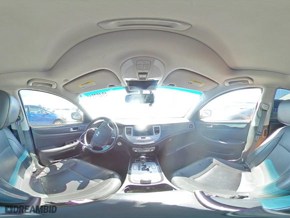 2013 Hyundai Genesis 5.0L R-Spec with VIN KMHGC4DHXDU241894, listed as a Copart auction lot 49407515 with 58,172 mi miles and Salvage Title. Bid and sale history available at carsss.com. Image 14.