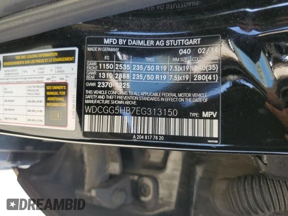 2014 Mercedes-Benz GLK 350 with VIN WDCGG5HB7EG313150, listed as a Copart auction lot 73607474 with 133,375 mi miles and Clean Title. Bid and sale history available at DreamBid. Image 13.