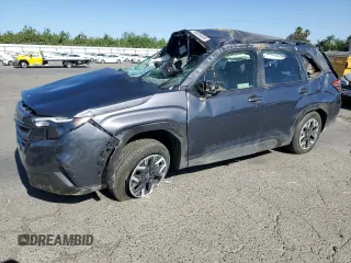 2025 Subaru Forester с VIN JF2SLDAC1SH448270, выставлен на аукционе Copart как лот 60859335 с пробегом 817 миль миль и На запчасти • Non repairable. История ставок и продаж доступна на DreamBid. Изображение 1.