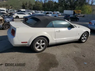 2008 Ford Mustang Deluxe with VIN 1ZVHT84N485126582, listed as a Copart auction lot 51853415 with 207,190 mi miles and Clean Title. Bid and sale history available at carsss.com. Image 3.
