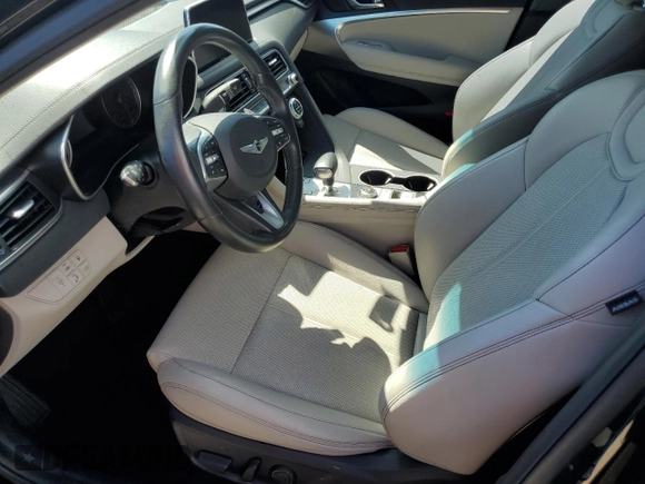 2020 Genesis G70 2.0T with VIN KMTG64LA4LU059933, listed as a Copart auction lot 73786014 with Not provided miles and Non repairable. Bid and sale history available at DreamBid. Image 7.