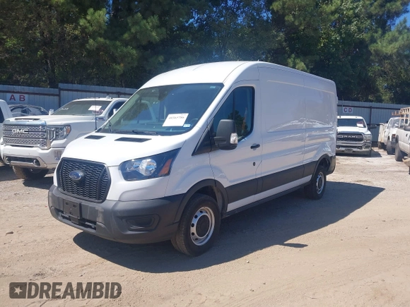 2022 Ford Transit Cargo with VIN 1FTBR1C84NKA76483, listed as a IAAI auction lot 40365786 with 28,854 mi miles and . Bid and sale history available at DreamBid. Image 2.