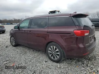 2017 Kia Sedona SX with VIN KNDMC5C12H6324411, listed as a Copart auction lot 52789895 with 27,003 mi miles and Salvage Title. Bid and sale history available at carsss.com. Image 2.