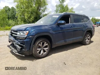 2018 Volkswagen Atlas S with VIN 1V2AP2CA1JC600864, listed as a Copart auction lot 62267595 with 99,816 mi miles and Salvage title. Bid and sale history available at DreamBid. Image 1.