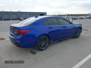 2018 Acura TLX w/A-SPEC Pkg with VIN 19UUB3F60JA003003, listed as a IAAI auction lot 41701363 with 142,073 mi miles. Bid and sale history available at carsss.com. Image 4.