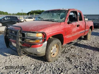 2002 GMC Sierra 1500 SLE with VIN 2GTEK19T021401350, listed as a Copart auction lot 52562485 with Not provided miles and Salvage title. Bid and sale history available at DreamBid. Image 1.