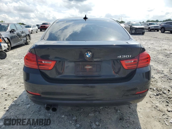 2017 BMW 4 Series 430i with VIN WBA4F7C55HG438142, listed as a Copart auction lot 58359095 with 87,940 mi miles and Salvage title. Bid and sale history available at DreamBid. Image 6.