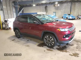 2022 Jeep Compass High Altitude with VIN 3C4NJDCB1NT226128, listed as a Copart auction lot 53938255 with 11,232 mi miles and Salvage Title. Bid and sale history available at DreamBid. Image 4.