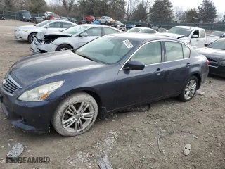2011 Infiniti G37 Sedan x with VIN JN1CV6ARXBM355495, listed as a Copart auction lot 44009325 with 293041 miles and Clean Title. Bid and sale history available at carsss.com. Image 1.