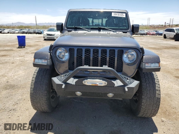 2022 Jeep Gladiator Willys Sport z VIN 1C6HJTAG2NL133000, wystawiony jako Copart lot #58416125 z przebiegiem 65 590 mil mil oraz Szkoda całkowita • Salvage title. Historia ofert i sprzedaży dostępna na DreamBid. Obrazek 5.