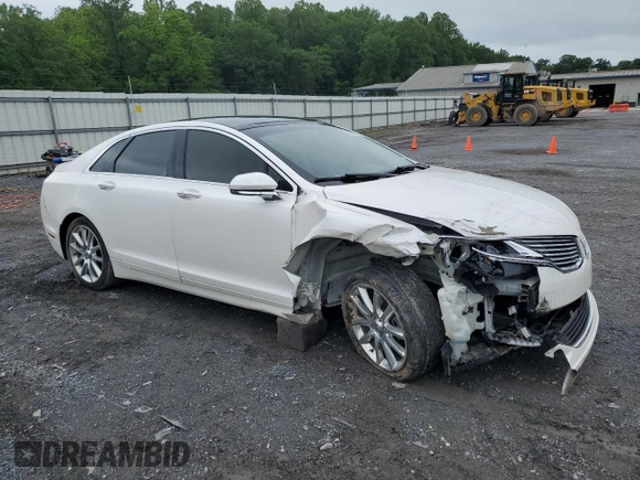 2015 Lincoln MKZ with VIN 3LN6L2G98FR623999, listed as a Copart auction lot 58629455 with 74,802 mi miles and Salvage title. Bid and sale history available at DreamBid. Image 4.