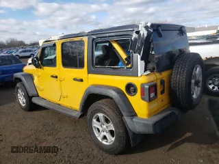 2019 Jeep Wrangler Unlimited Sport with VIN 1C4HJXDG1KW579578, listed as a Copart auction lot 88241065 with 69,083 mi miles and Salvage title. Bid and sale history available at DreamBid. Image 2.