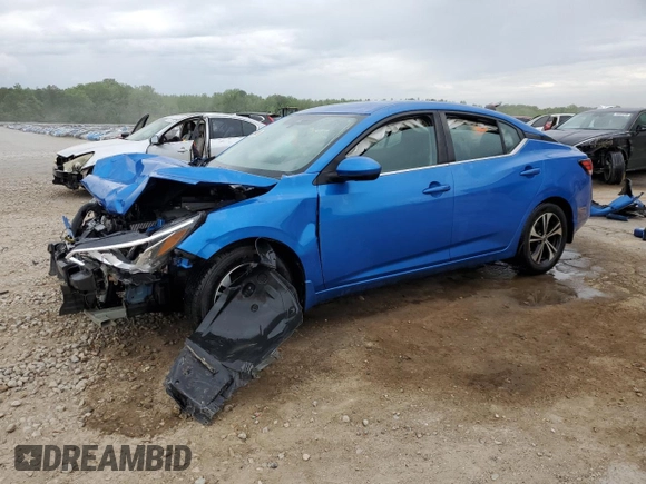 2021 Nissan Sentra SV z VIN 3N1AB8CV4MY316407, wystawiony jako Copart lot #54265655 z przebiegiem 61 346 mil mil oraz Szkoda całkowita • Salvage title. Historia ofert i sprzedaży dostępna na DreamBid. Obrazek 1.
