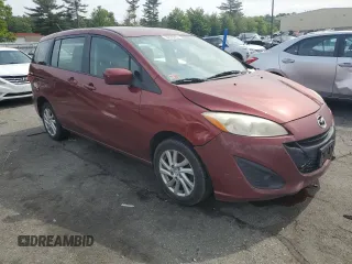 2012 Mazda 5 Sport with VIN JM1CW2BL4C0110696, listed as a Copart auction lot 58699865 with 201,603 mi miles and Salvage title. Bid and sale history available at DreamBid. Image 4.