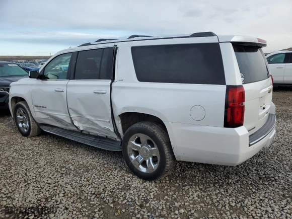 2016 Chevrolet Suburban LTZ with VIN 1GNSKJKC9GR462280, listed as a Copart auction lot 51524995 with 150,761 mi miles and Salvage Title. Bid and sale history available at carsss.com. Image 2.