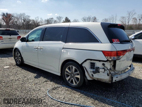 2014 Honda Odyssey Touring with VIN 5FNRL5H9XEB036821, listed as a Copart auction lot 49167125 with 169,472 mi miles and Salvage Title. Bid and sale history available at carsss.com. Image 2.
