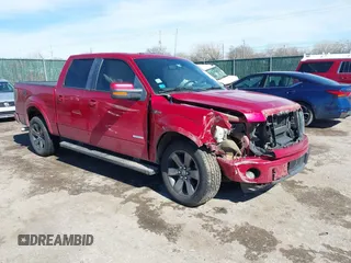 2012 Ford F-150 XL with VIN 1FTFW1CT5CFC95215, listed as a IAAI auction lot 41644046 with 222,735 mi miles. Bid and sale history available at carsss.com. Image 1.