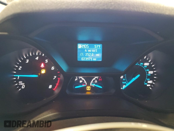 2017 Ford Transit Connect XL with VIN NM0LS6E70H1293854, listed as a Copart auction lot 54123525 with 23,971 mi miles and Salvage title. Bid and sale history available at DreamBid. Image 9.