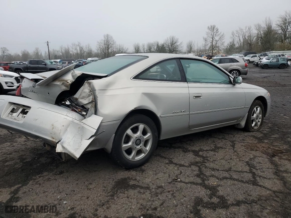 2000 Toyota Camry Solara SE with VIN 2T1CF28P7YC370730, listed as a Copart auction lot 88722315 with 103,069 mi miles and Salvage Title. Bid and sale history available at carsss.com. Image 3.