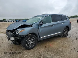 2019 Infiniti QX60 Luxe with VIN 5N1DL0MN7KC503343, listed as a Copart auction lot 50924605 with 170,945 mi miles and Salvage Title. Bid and sale history available at DreamBid. Image 1.