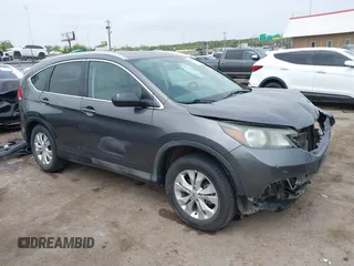 2014 Honda CR-V EX-L with VIN 2HKRM3H78EH517362, listed as a IAAI auction lot 42045600 with 109,605 mi miles and . Bid and sale history available at carsss.com. Image 1.