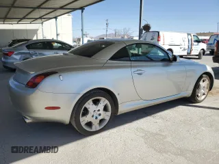 2002 Lexus SC 430 z VIN JTHFN48Y920001694, wystawiony jako Copart lot #48385885 z przebiegiem 105 296 mil mil oraz Szkoda całkowita • Salvage title. Historia ofert i sprzedaży dostępna na DreamBid. Obrazek 3.