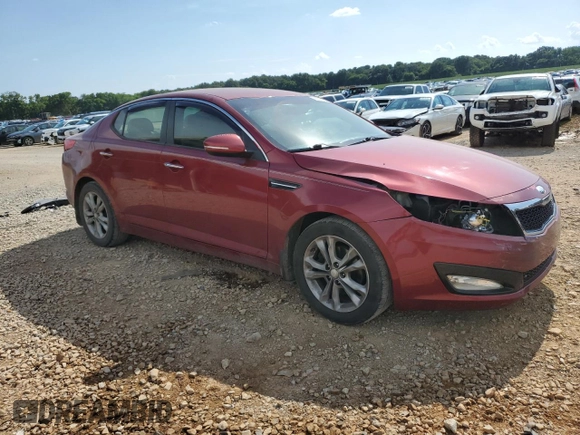 2013 Kia Optima EX with VIN 5XXGN4A78DG151613, listed as a Copart auction lot 65518035 with 185,900 mi miles and Salvage title. Bid and sale history available at DreamBid. Image 4.
