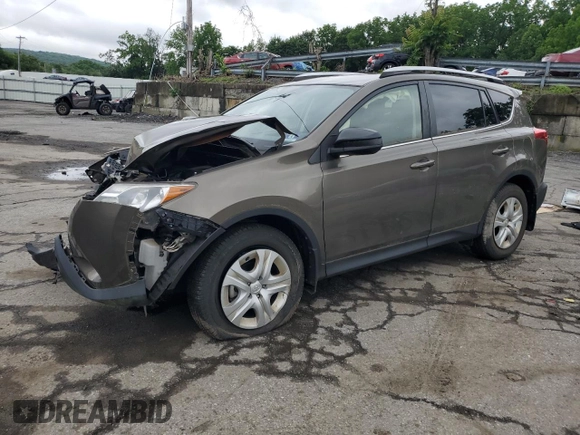 2015 Toyota RAV4 LE with VIN JTMBFREV7FD122629, listed as a Copart auction lot 61292175 with Not provided miles and Salvage title. Bid and sale history available at DreamBid. Image 1.