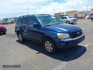 2007 Toyota Highlander w/3rd Row with VIN JTEDP21A970133734, listed as a IAAI auction lot 42101134 with 186,658 mi miles. Bid and sale history available at carsss.com. Image 1.