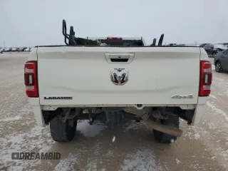 2021 Ram 3500 Laramie with VIN 3C63R3JL8MG622643, listed as a Copart auction lot 45374615 with 110,378 mi miles and Salvage Title. Bid and sale history available at carsss.com. Image 6.