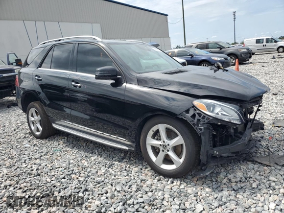 2018 Mercedes-Benz GLE 350 with VIN 4JGDA5JB1JB130351, listed as a Copart auction lot 59286655 with Not provided miles and Non repairable. Bid and sale history available at DreamBid. Image 4.