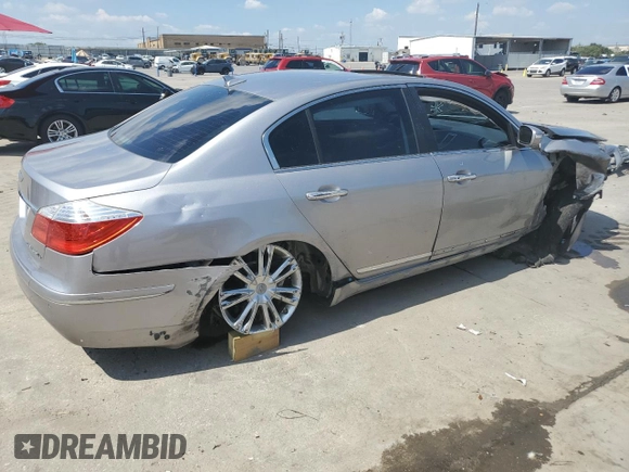 2010 Hyundai Genesis with VIN KMHGC4DF7AU097280, listed as a Copart auction lot 71830464 with 140,098 mi miles and Salvage Title. Bid and sale history available at carsss.com. Image 3.