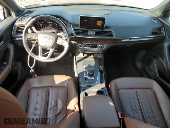 2018 Audi Q5 Premium Plus with VIN WA1BNAFY5J2241274, listed as a Copart auction lot 59500275 with 37,303 mi miles and Salvage title. Bid and sale history available at DreamBid. Image 8.