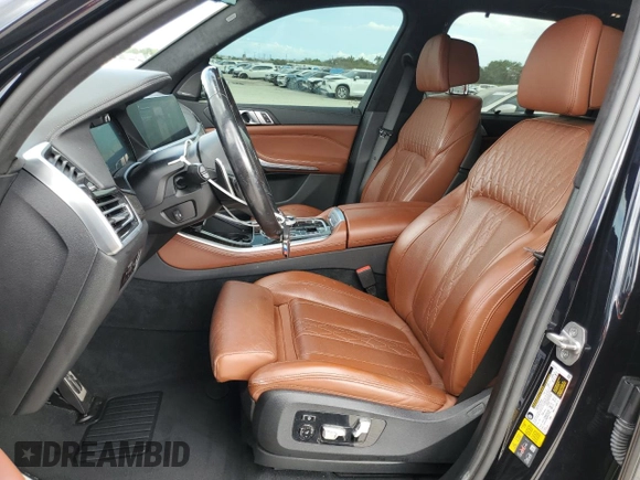 2023 BMW X5 xDrive45e with VIN 5UXTA6C03P9N68546, listed as a Copart auction lot 46806535 with 41,456 mi miles and Salvage Title. Bid and sale history available at carsss.com. Image 7.