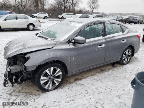 2019 Nissan Sentra S with VIN 3N1AB7AP2KY313596, listed as a Copart auction lot 44988305 with 102,907 mi miles and Salvage Title. Bid and sale history available at carsss.com. Image 1.