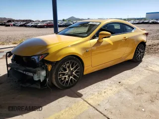 2018 Lexus RC with VIN JTHHZ5BC0J5017929, listed as a Copart auction lot 77961964 with 38,722 mi miles and Salvage Title. Bid and sale history available at carsss.com. Image 1.