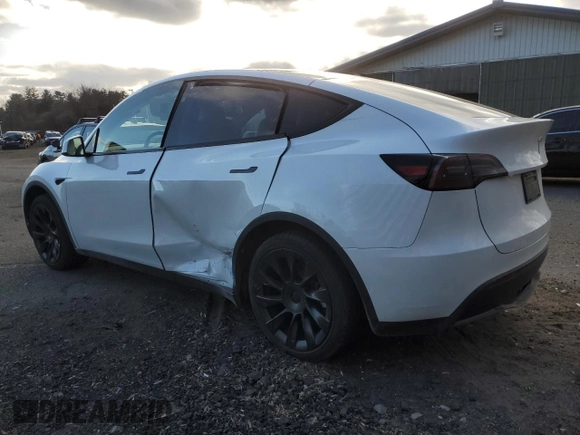 2023 Tesla Model Y Long Range with VIN 7SAYGAEE1PF967353, listed as a Copart auction lot 88700135 with 16,249 mi miles and Salvage Title. Bid and sale history available at DreamBid. Image 2.