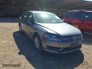 2015 Volkswagen Passat 1.8T S with VIN 1VWAT7A3XFC029796, listed as a IAAI auction lot 41719290 with 133,042 mi miles. Bid and sale history available at carsss.com. Image 1.