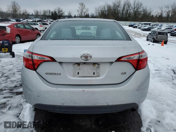 2016 Toyota Corolla L with VIN 2T1BURHE1GC652496, listed as a Copart auction lot 45152435 with Not Provided miles and Salvage Title. Bid and sale history available at DreamBid. Image 6.