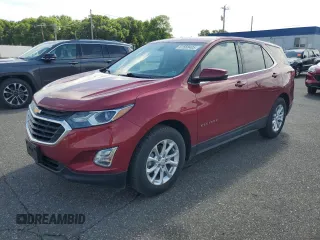 2019 Chevrolet Equinox LT with VIN 3GNAXKEVXKS671128, listed as a Copart auction lot 61668405 with 62,661 mi miles and Salvage title. Bid and sale history available at DreamBid. Image 1.