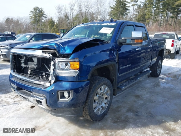2015 GMC Sierra 2500HD available WiFi Denali with VIN 1GT120E8XFF623208, listed as a IAAI auction lot 41607260 with NaN miles. Bid and sale history available at carsss.com. Image 18.