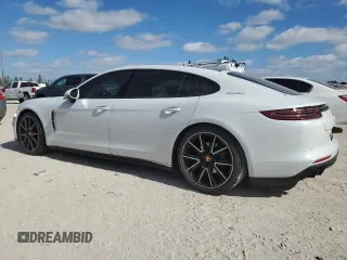 2018 Porsche Panamera 4S Executive with VIN WP0BB2A76JL165237, listed as a Copart auction lot 87572395 with 34,884 mi miles and Salvage Title. Bid and sale history available at DreamBid. Image 2.