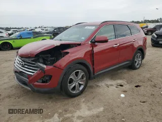 2016 Hyundai Santa Fe SE with VIN KM8SM4HF5GU146034, listed as a Copart auction lot 46757625 with 100,990 mi miles and Salvage Title. Bid and sale history available at carsss.com. Image 1.