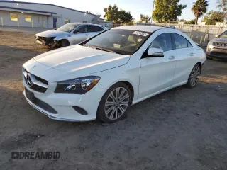 2018 Mercedes-Benz CLA with VIN WDDSJ4EB6JN548098, listed as a Copart auction lot 40614553 with 30,496 mi miles. Bid and sale history available at carsss.com. Image 1.